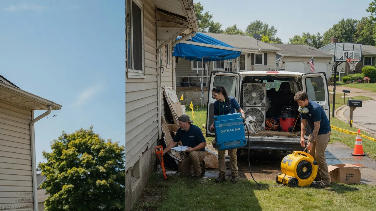 Ceiling Leak Cleanup in Adelphi, OH near me